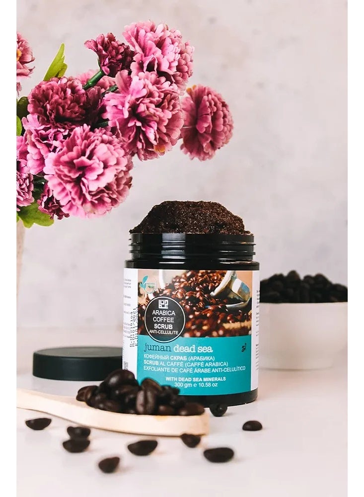 Juman Dead Sea Salt and Coffee Body and Skin Scrub 300g - Image 2
